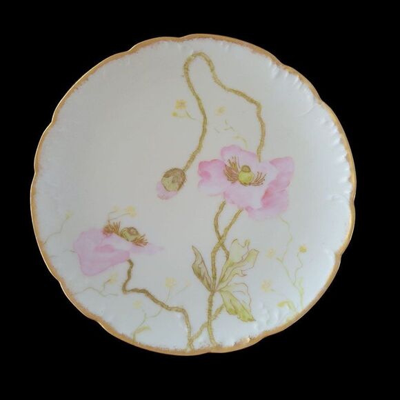 Vintage Limoges Handpainted China Plate (7.5") - Picture 1 of 7